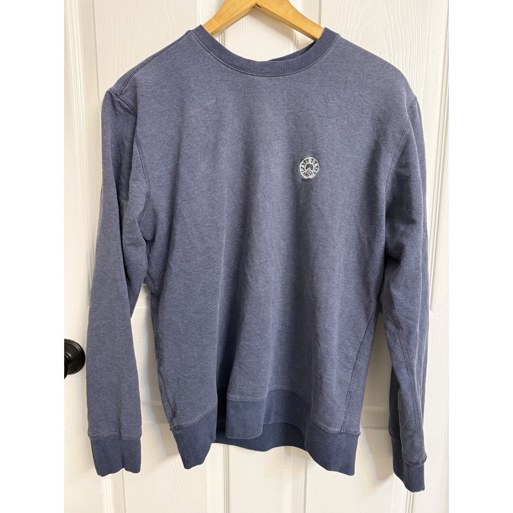 Patagonia Peak Patch Midweight Crew Neck Sweatshirt Pullover Blue Men's Small